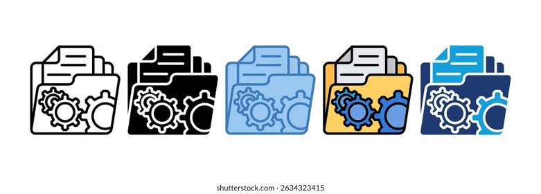 Configuration Icon Element For Design