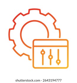 Configuration Icon Element for Design