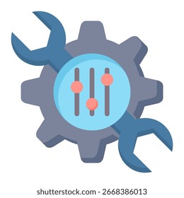 Elemento De Icono De Configuración Para Diseño