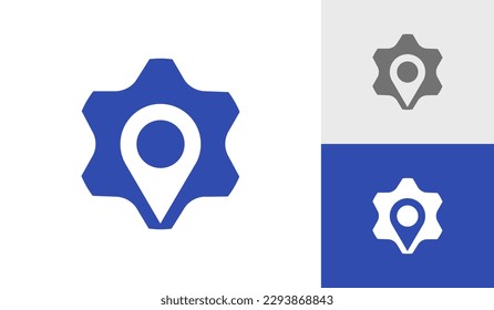 Configuration icon with pin location