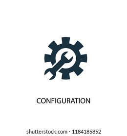 configuration icon. Simple element illustration. configuration concept symbol design. Can be used for web and mobile.