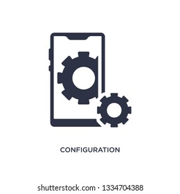 configuration icon. Simple element illustration from marketing concept. configuration editable symbol design on white background. Can be use for web and mobile.