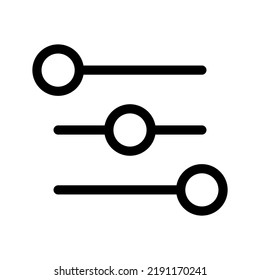 Configuration Icon Vector Symbol Design Illustration