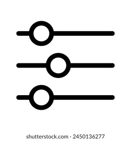 Ilustración de diseño de símbolos de Vector de iconos de configuración