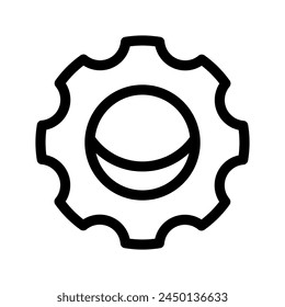 Configuration Icon Vector Symbol Design Illustration