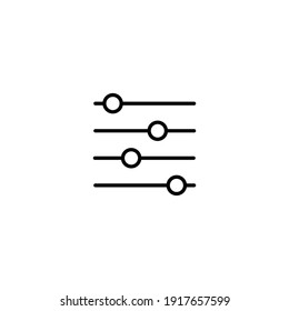 configuration icon vector for web, computer and mobile app