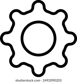 configuration line icon illustration vector