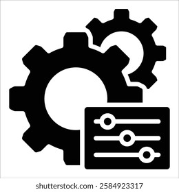 Configuration Management Icon Element For Design
