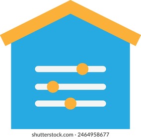 Configuration Setting Preference Icon Vector Flat Illustration