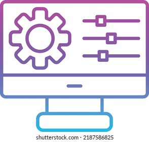 Configuration vector icon. Can be used for printing, mobile and web applications.