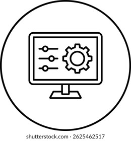 Configuration vector icon. Can be used for printing, mobile and web applications.