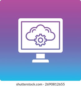 Icono de Vector de configuración. Se puede utilizar para aplicaciones de impresión, móviles y de Web.