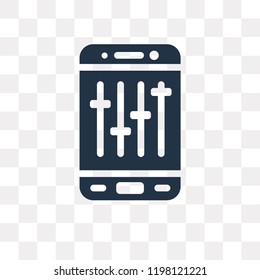 Configuration vector icon isolated on transparent background, Configuration transparency concept can be used web and mobile