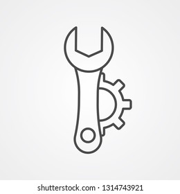Configuration vector icon sign symbol