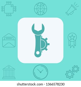 Configuration vector icon sign symbol