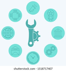 Configuration vector icon sign symbol