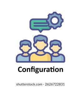 Ícone do vetor de configuração que pode facilmente modificar ou editar 

