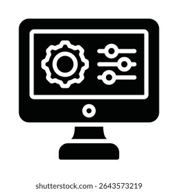 Configuration Vector Icon which can easily modify or edit
