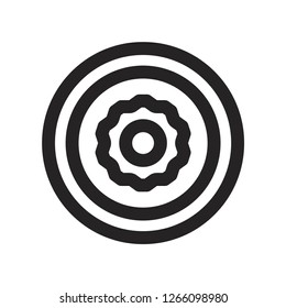 Configuration wheel vector icon