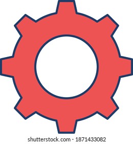 Configure  cogwheel. Vector Icon 