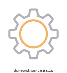 configure colour line vector icon