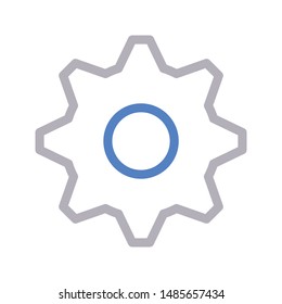 configure colour line vector icon