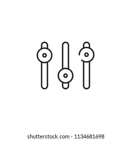 Configure, Control, Customize Modern UI Vector Icon