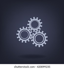 Configure icon, web design element