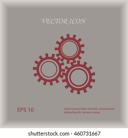 Configure icon, web design element