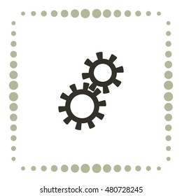 Configure icon, web design element