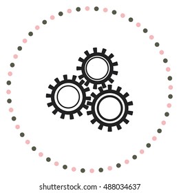 Configure icon, web design element