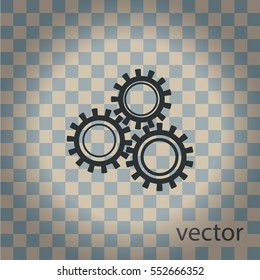 Configure icon, web design element
