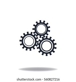 Configure icon, web design element