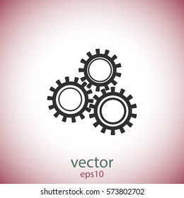 Configure icon, web design element