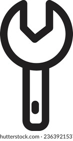 Configure Setup Tool Outline Icon