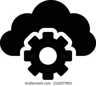 configure vector illustration isolated on a transparent background. glyph vector icons for concept or web graphics.