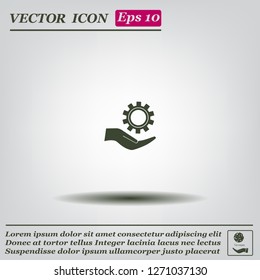 Configure Web icon. vector design