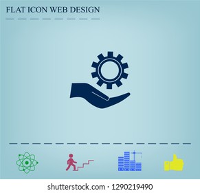 Configure Web icon. vector design