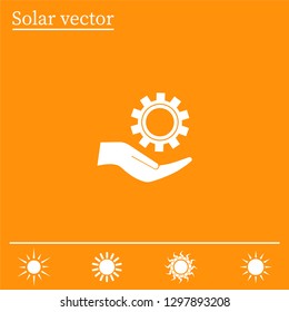Configure Web icon. vector design