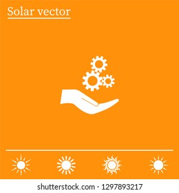 Configure Web icon. vector design
