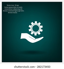 Configure Web icon. vector design