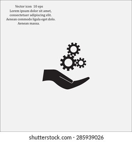 Configure Web icon. vector design