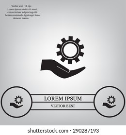 Configure Web icon. vector design
