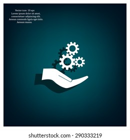 Configure Web icon. vector design