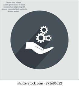 Configure Web icon. vector design