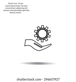 Configure Web icon. vector design
