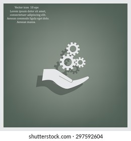 Configure Web icon. vector design