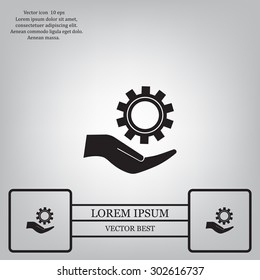 Configure Web icon. vector design