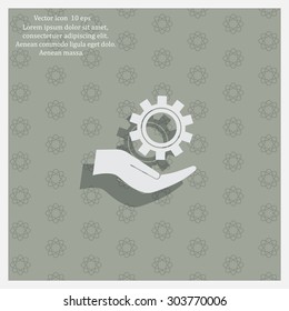 Configure Web icon. vector design