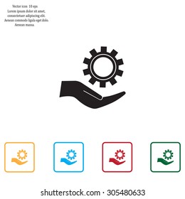 Configure Web icon. vector design